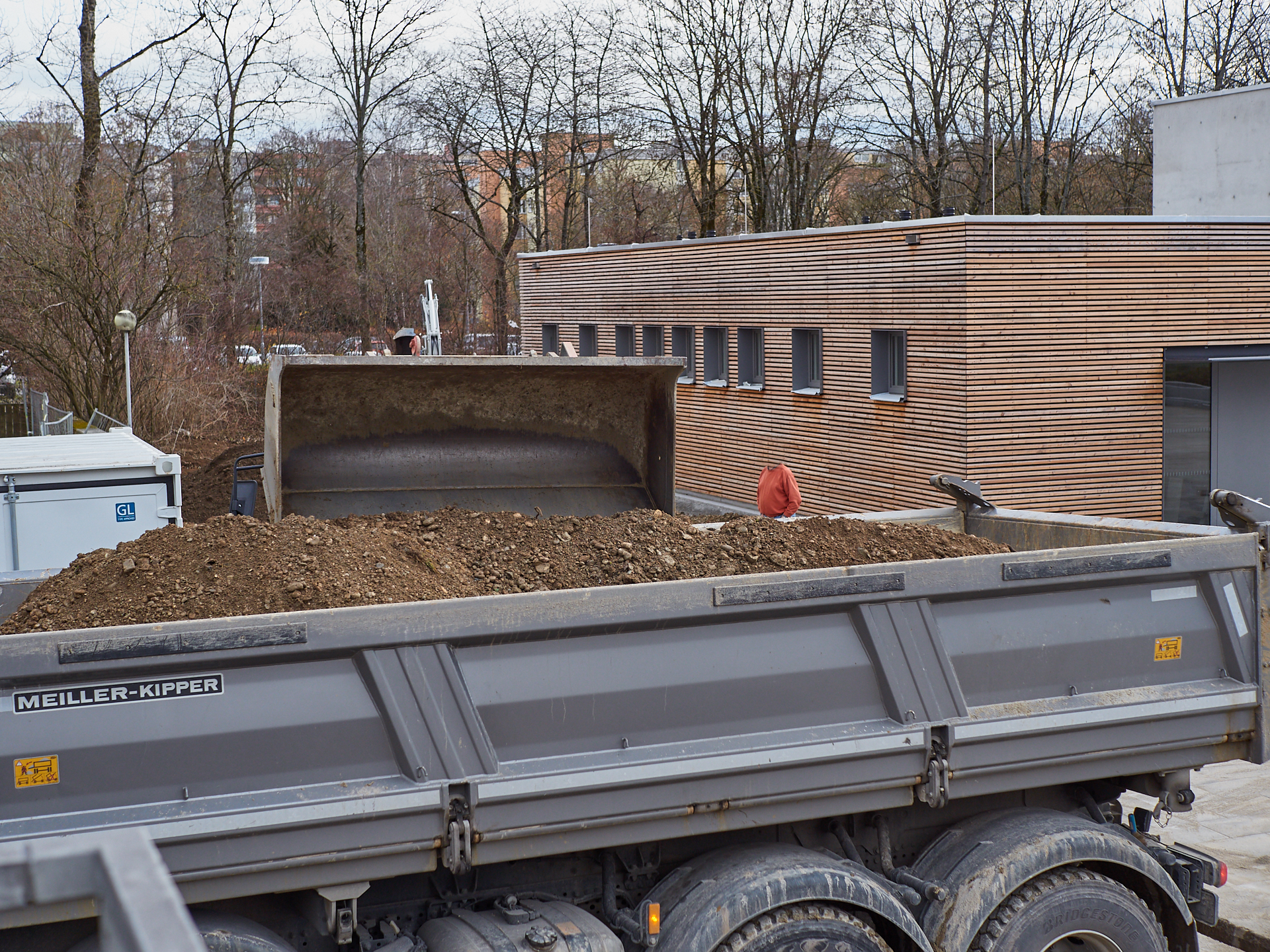Christus-Eröser-Baustelle in Neuperlach am 07.12.2018