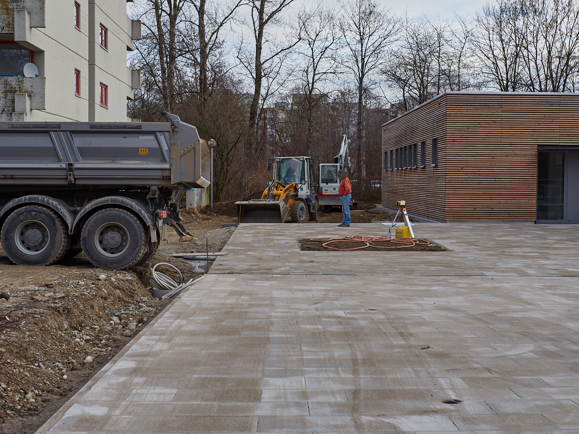 Christus-Eröser-Baustelle in Neuperlach am 07.12.2018