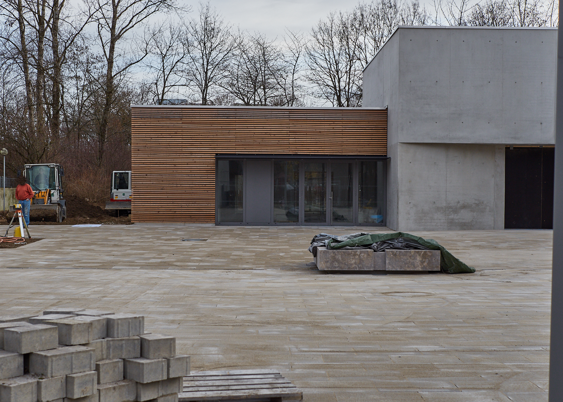 Christus-Eröser-Baustelle in Neuperlach am 07.12.2018