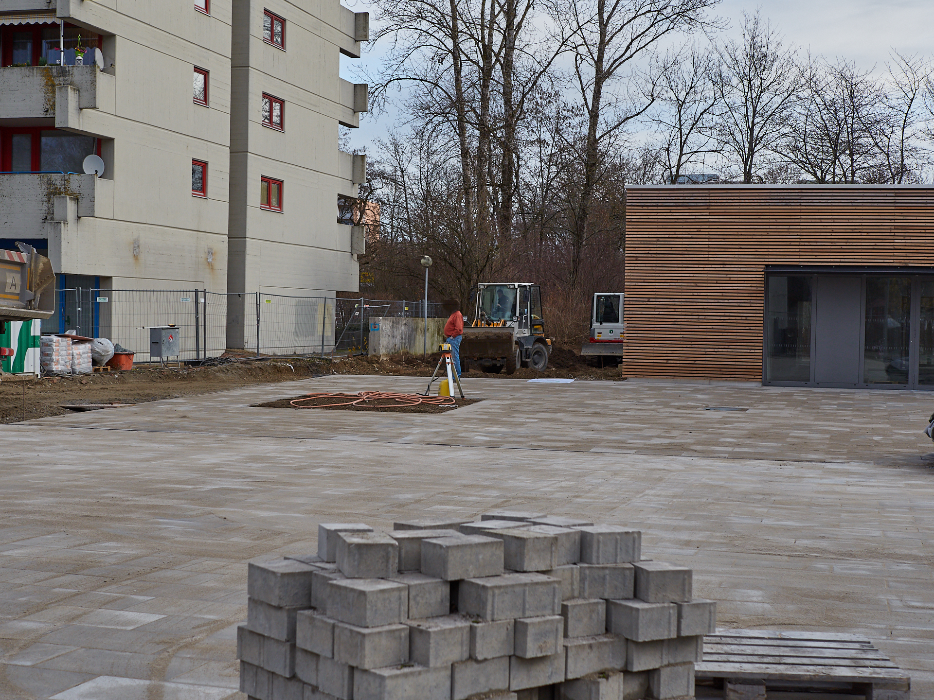 Christus-Eröser-Baustelle in Neuperlach am 07.12.2018