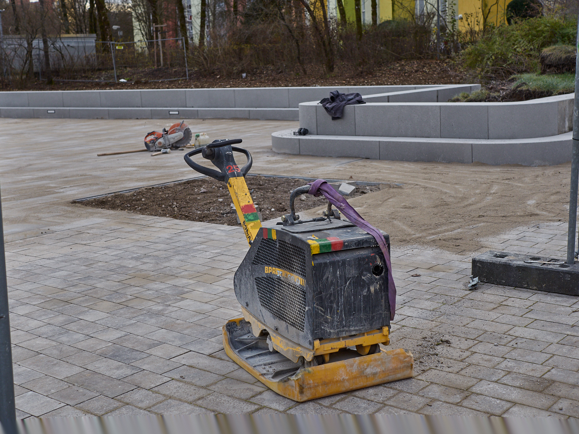 Christus-Eröser-Baustelle in Neuperlach am 07.12.2018