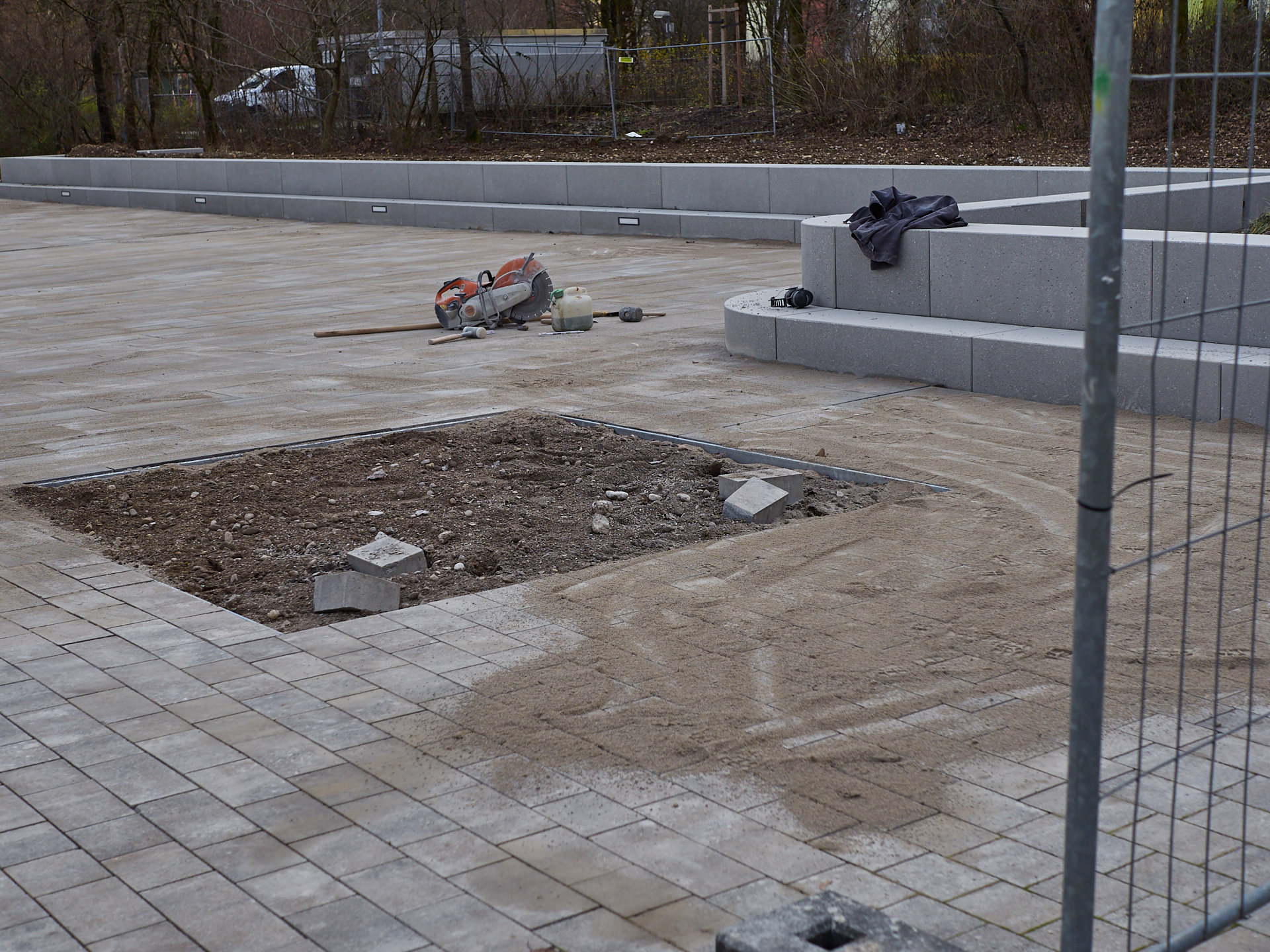 Christus-Eröser-Baustelle in Neuperlach am 07.12.2018