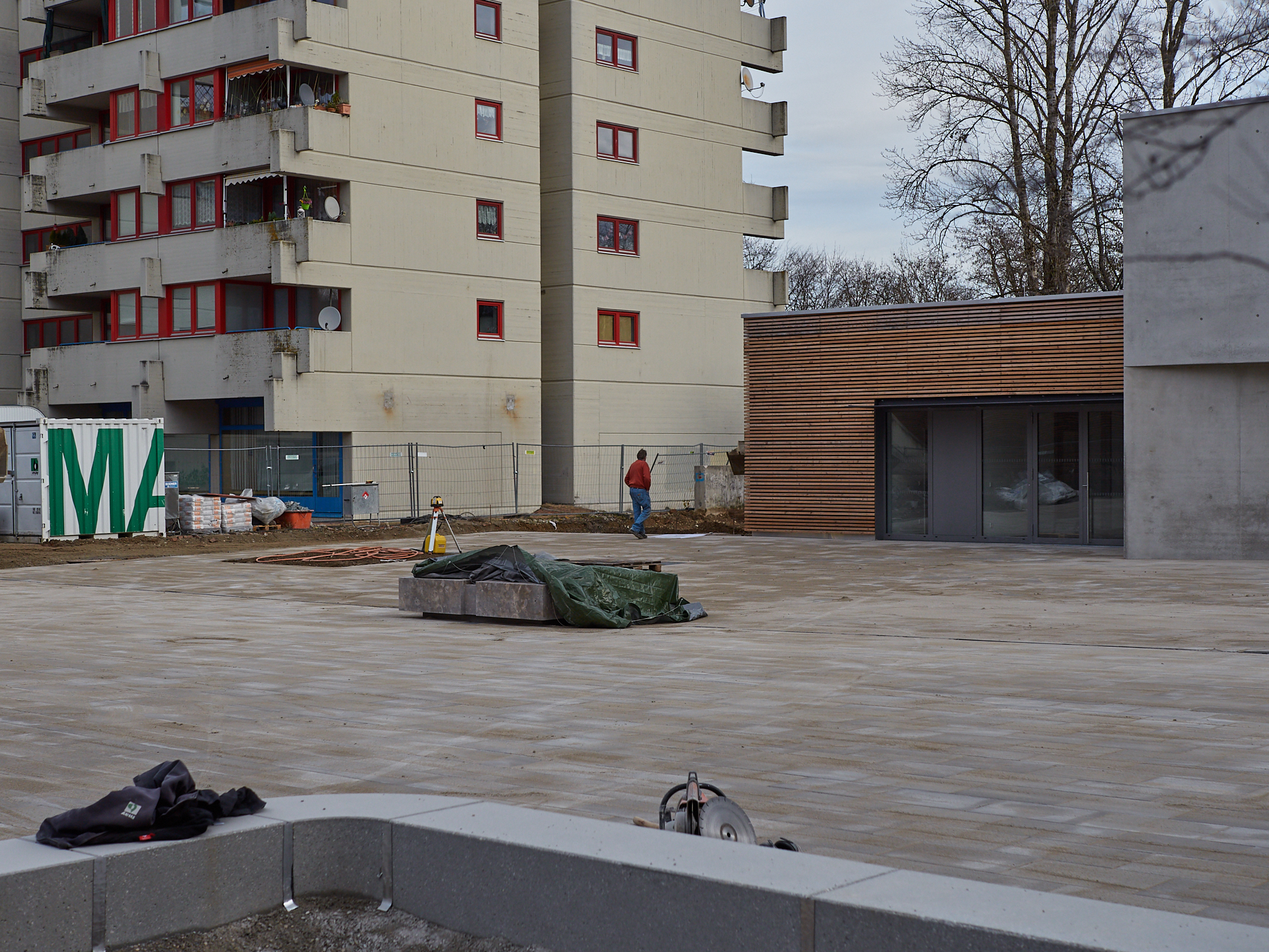 Christus-Eröser-Baustelle in Neuperlach am 07.12.2018