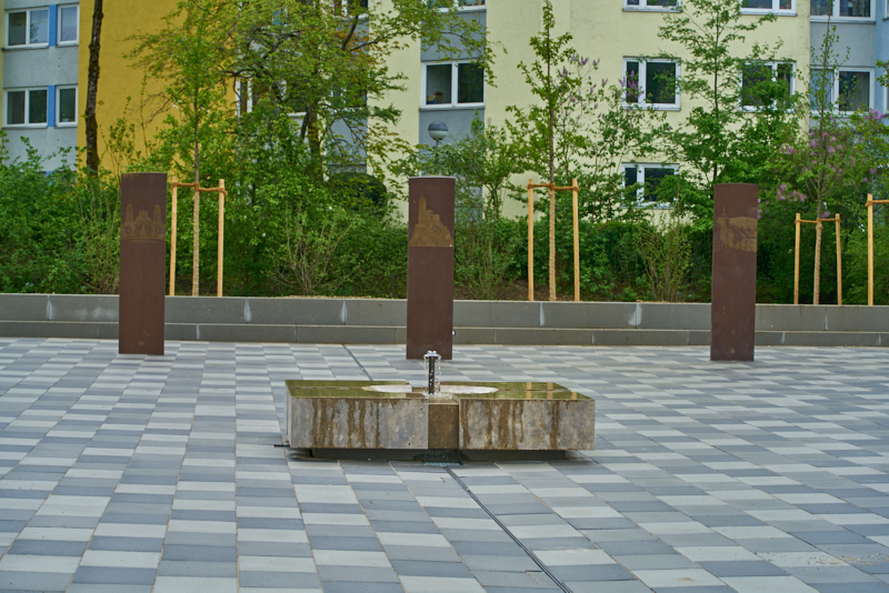 29.04.2019 - Endlich sprudelt der Brunnen auf der Christus Erlöser Gemeinde
