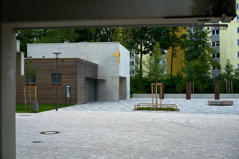 27.07.2019 - Der Brunne auf dem Gelände der Christus Erlöser Gemeinde spudelt nicht