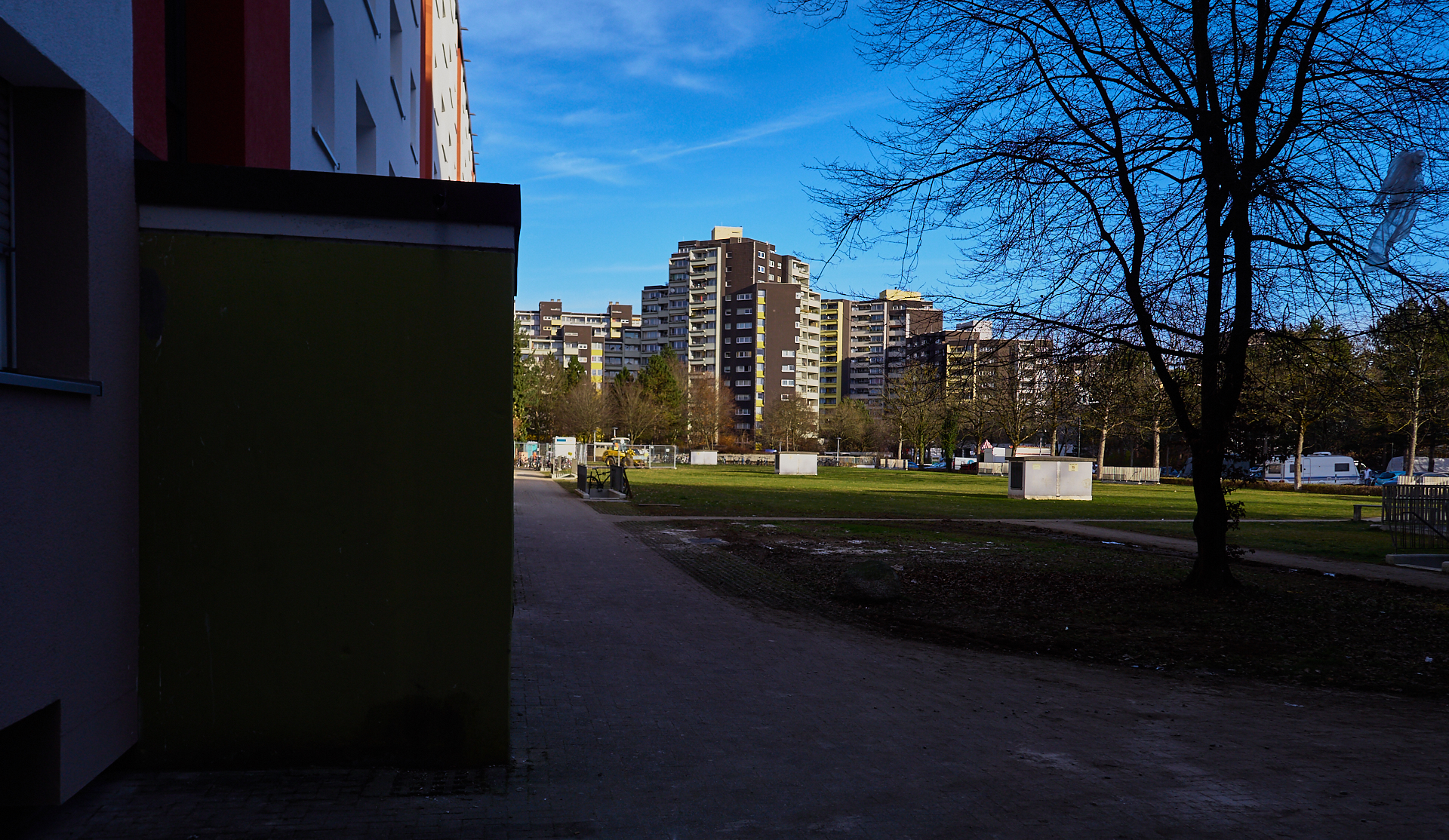 Baustelle Friedrich-Engels-Bogen  am 10.12.2017