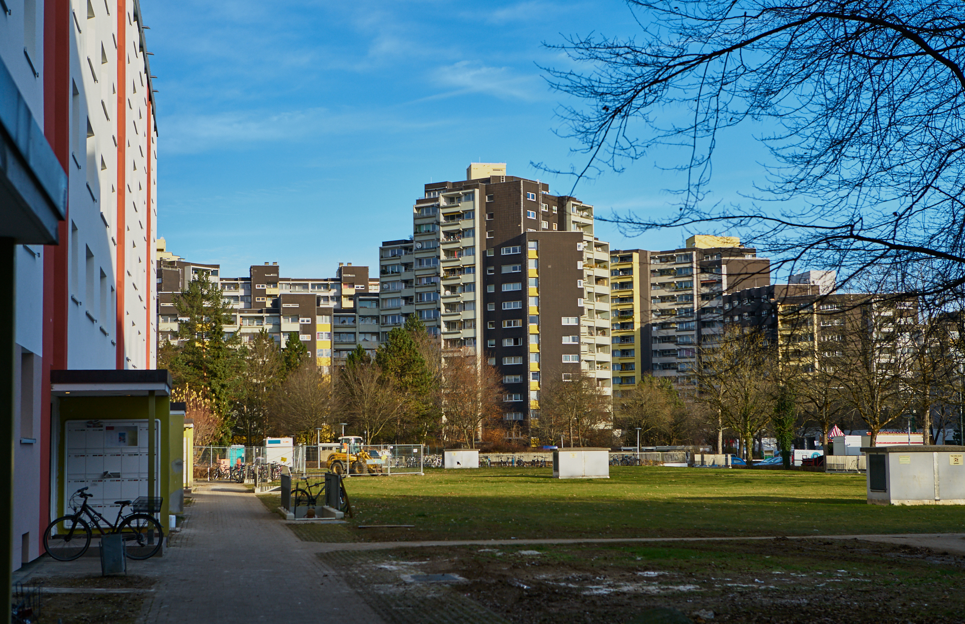 Baustelle Friedrich-Engels-Bogen  am 10.12.2017