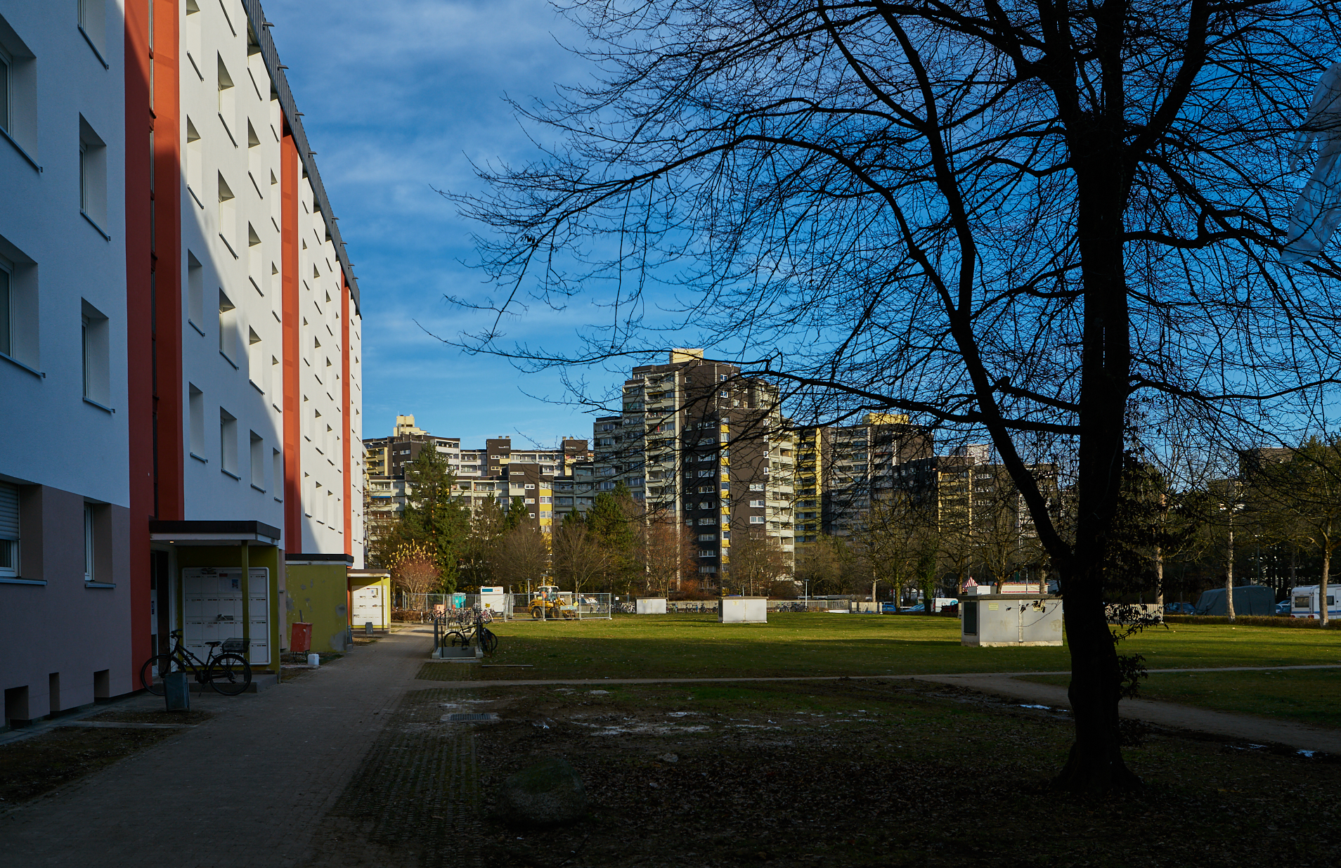 Baustelle Friedrich-Engels-Bogen  am 10.12.2017