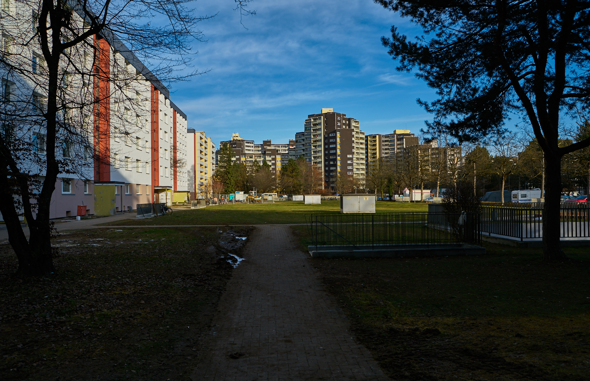 Baustelle Friedrich-Engels-Bogen  am 10.12.2017