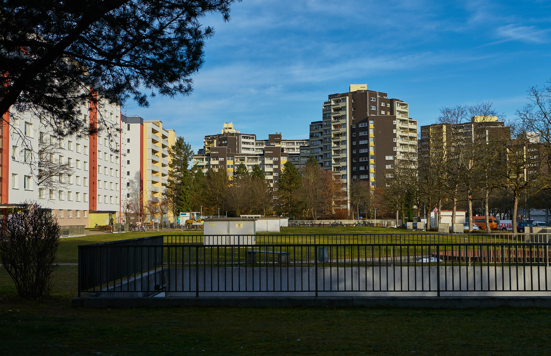 Baustelle Friedrich-Engels-Bogen  am 10.12.2017