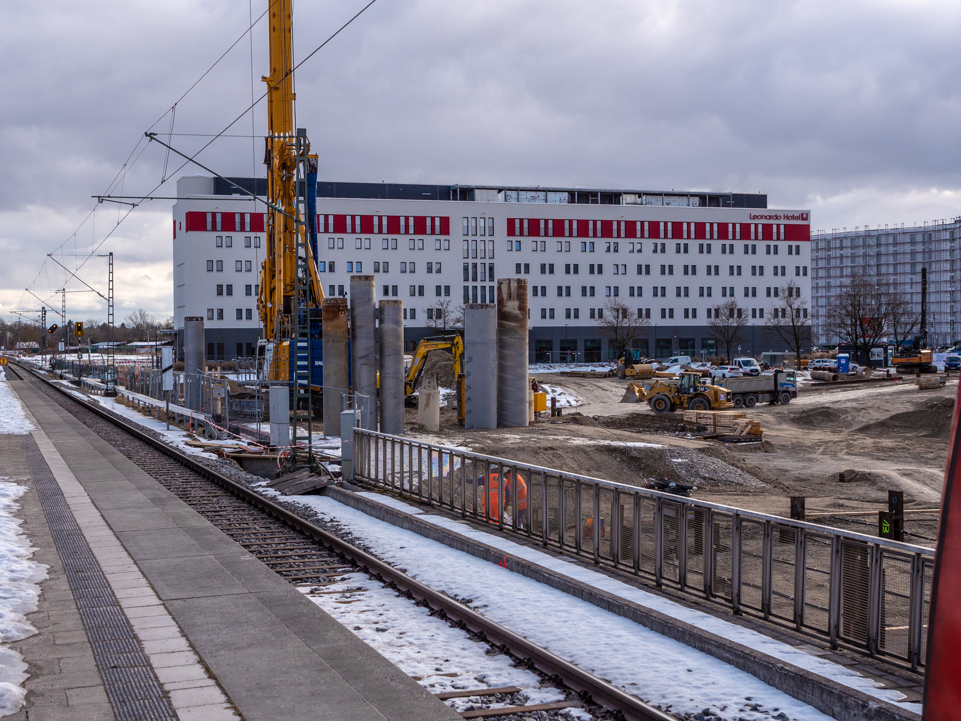 28.01.2019 - Spundwände und Bohrungen in Neuperlach Süd