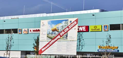 09.09.2009 - unser Einkaufszentrum life im Plettzentrum hat heute eröffnet.