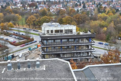 13.11.2014 - Abriss des Bürohaus am Peschelanger 3