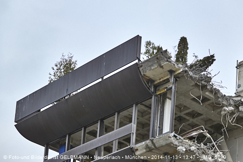 13.11.2014 - Abriss des Bürohaus am Peschelanger 3