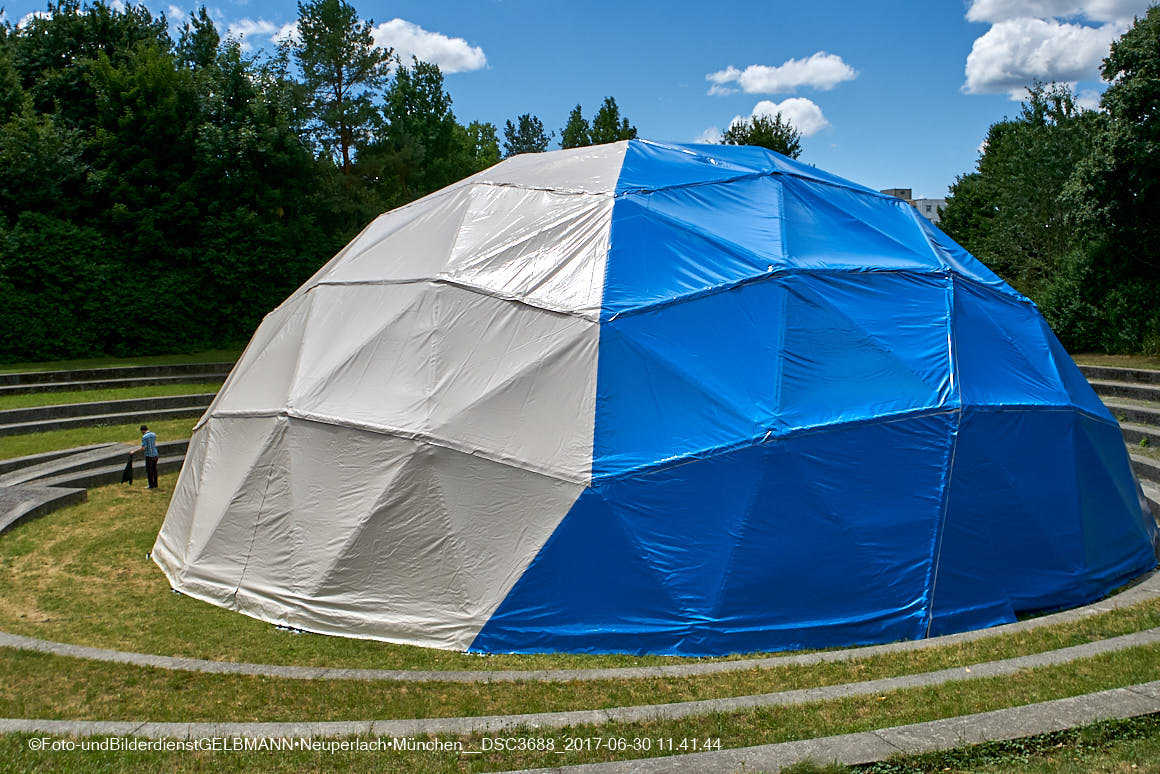 30.06.2017 -Das TheaterZelt am Tag der Premiere in Neuperlach