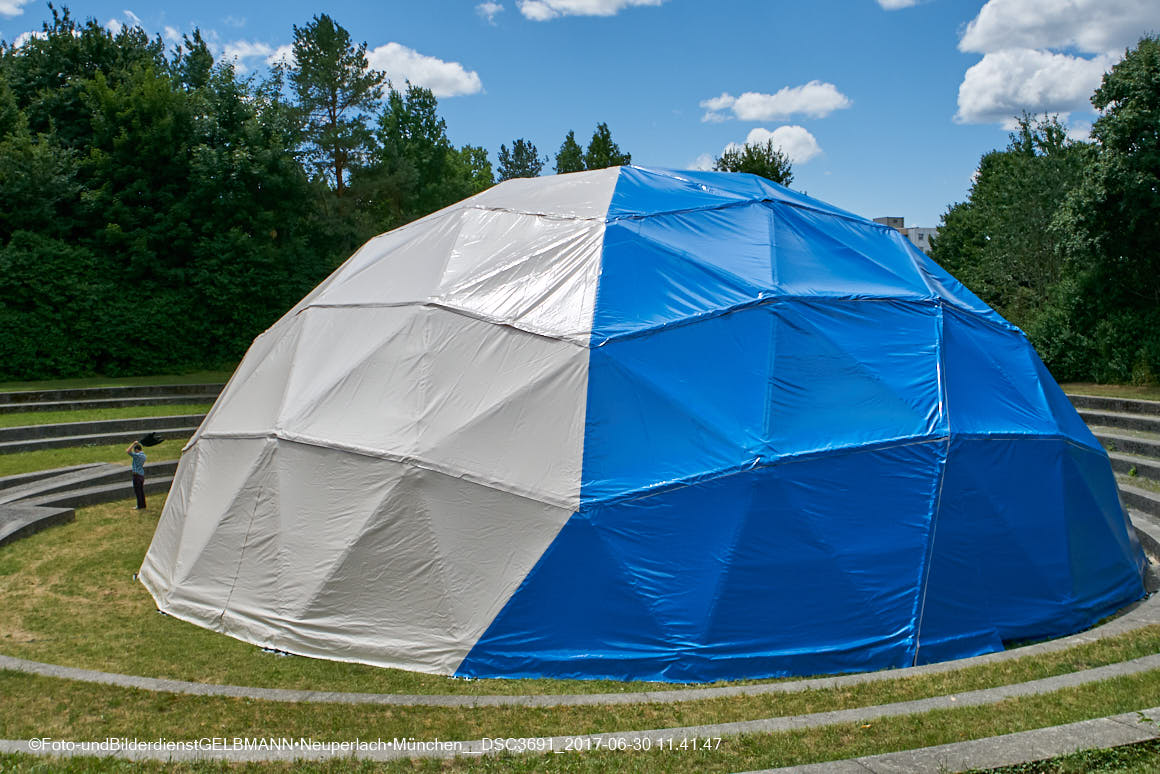 30.06.2017 -Das TheaterZelt am Tag der Premiere in Neuperlach