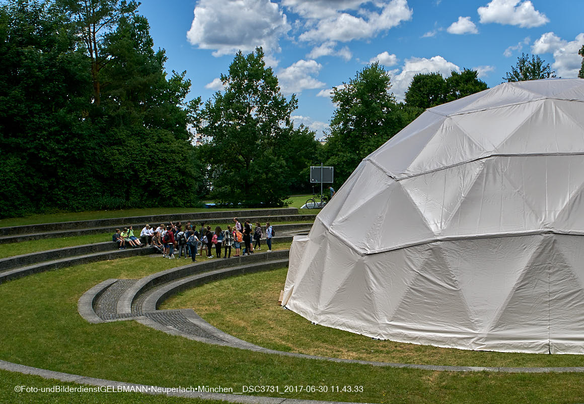 30.06.2017 -Das TheaterZelt am Tag der Premiere in Neuperlach