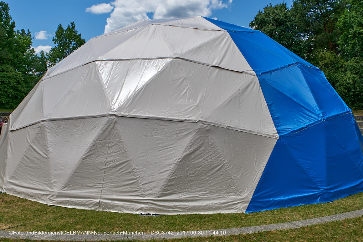 30.06.2017 -Das TheaterZelt am Tag der Premiere in Neuperlach