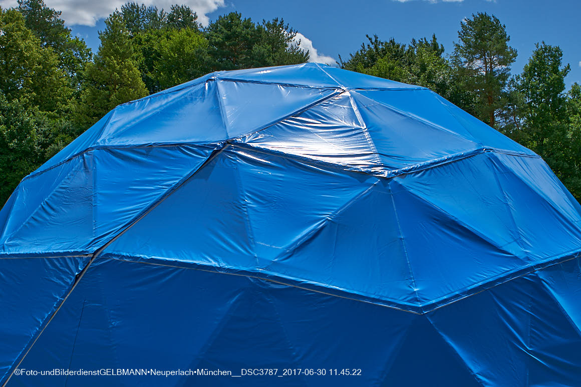 30.06.2017 -Das TheaterZelt am Tag der Premiere in Neuperlach