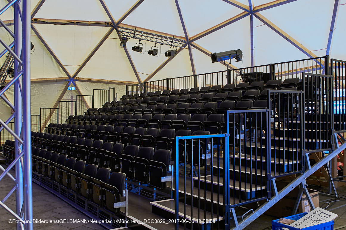 30.06.2017 -Das TheaterZelt am Tag der Premiere in Neuperlach