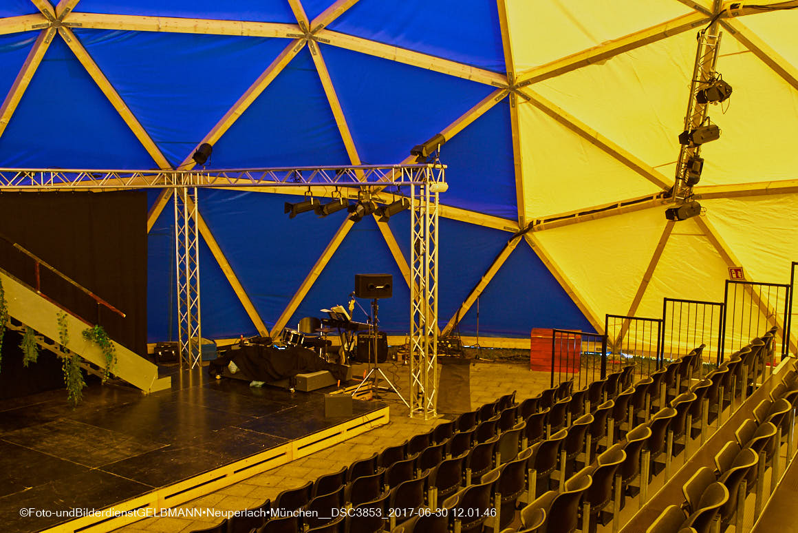30.06.2017 -Das TheaterZelt am Tag der Premiere in Neuperlach