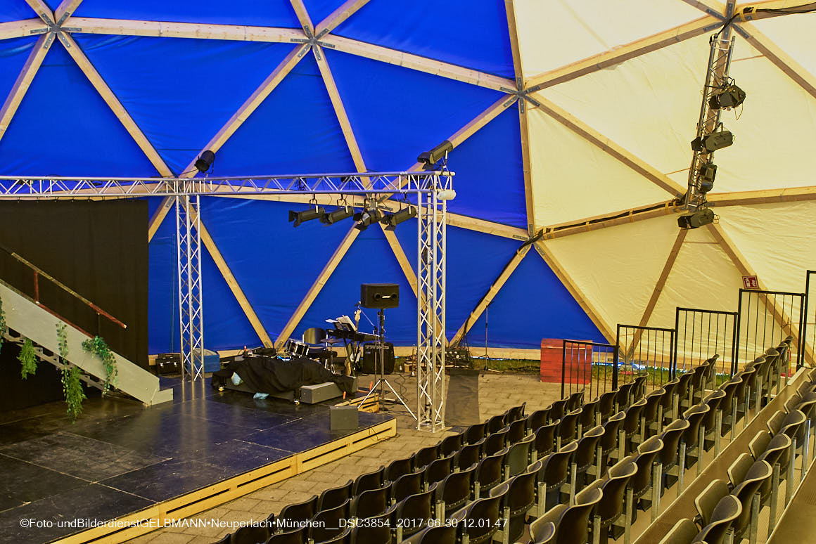 30.06.2017 -Das TheaterZelt am Tag der Premiere in Neuperlach