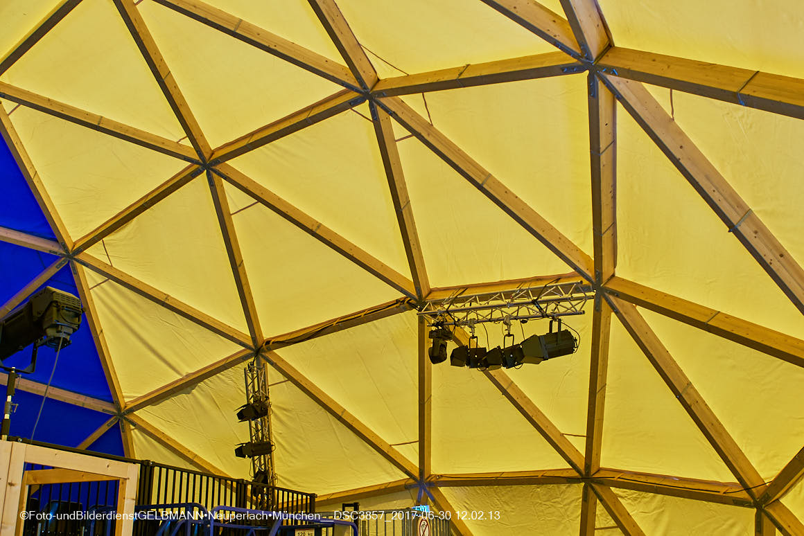 30.06.2017 -Das TheaterZelt am Tag der Premiere in Neuperlach