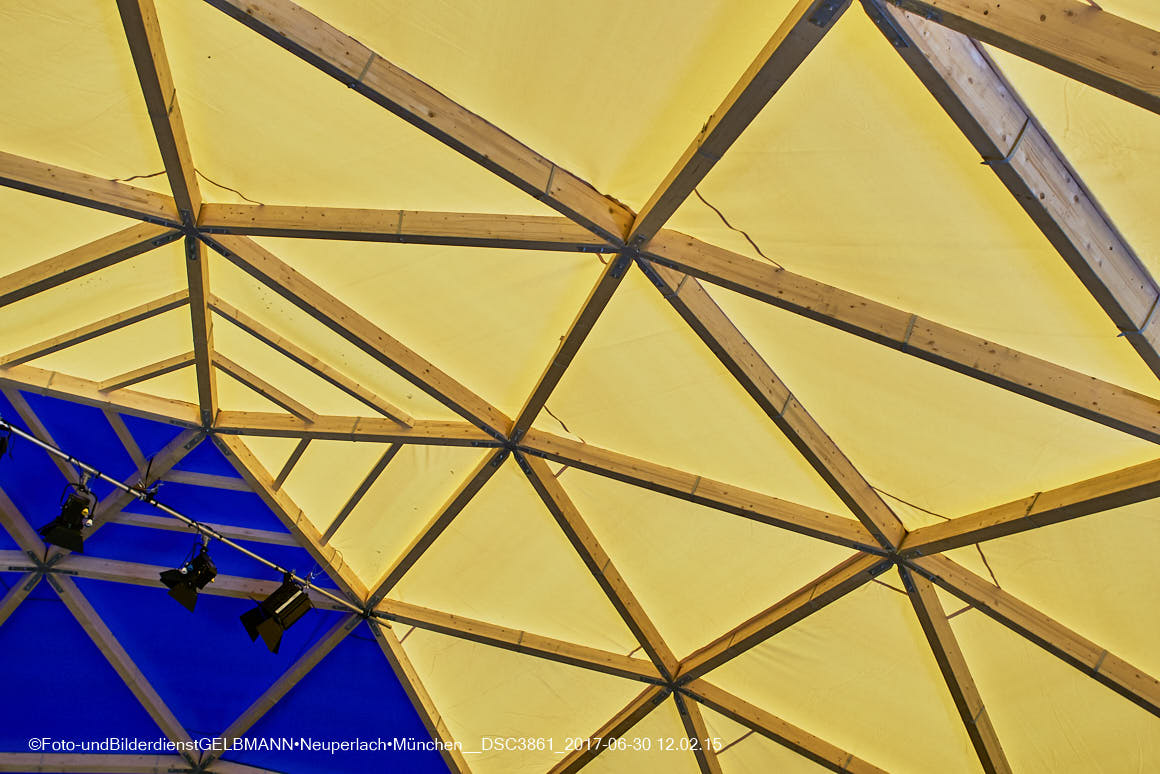 30.06.2017 -Das TheaterZelt am Tag der Premiere in Neuperlach