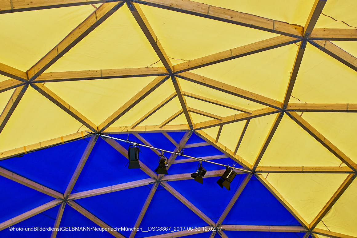 30.06.2017 -Das TheaterZelt am Tag der Premiere in Neuperlach