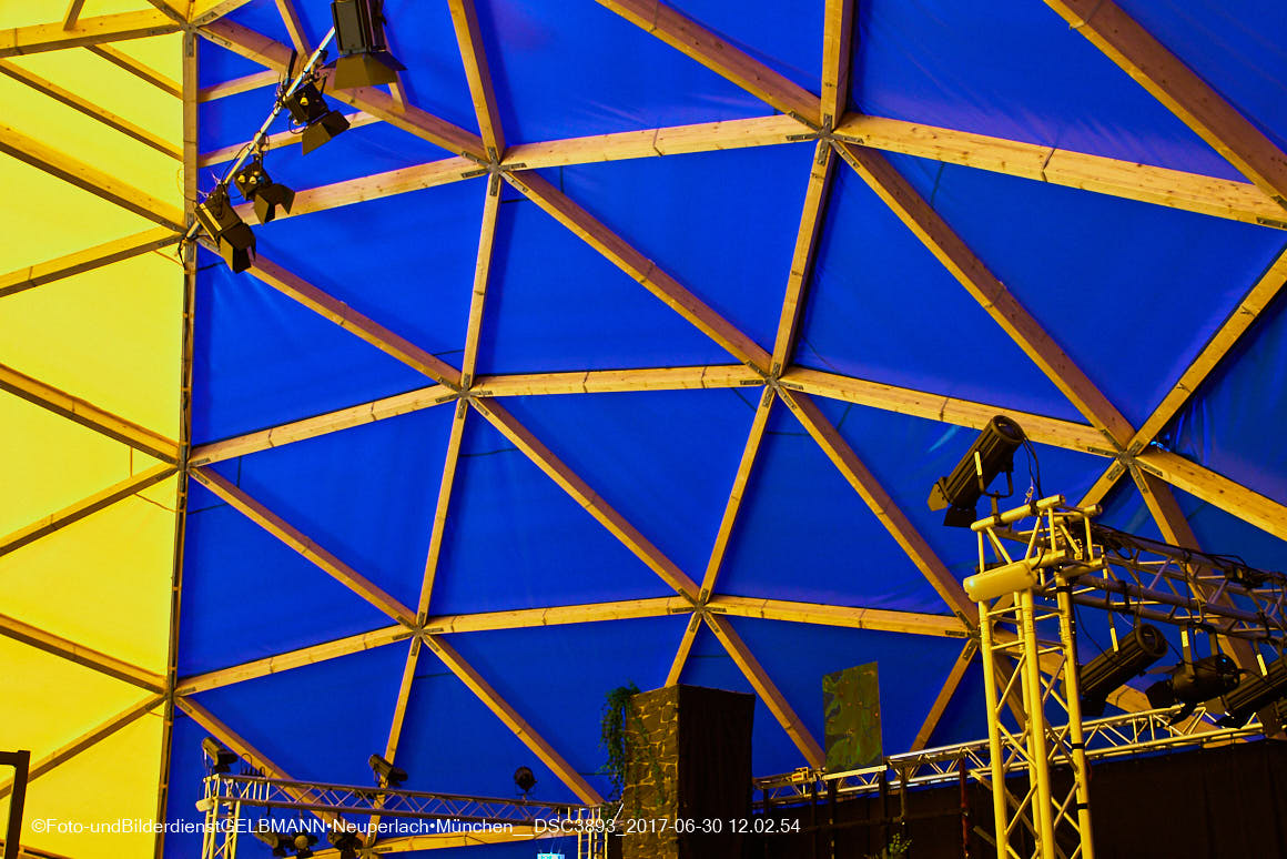 30.06.2017 -Das TheaterZelt am Tag der Premiere in Neuperlach