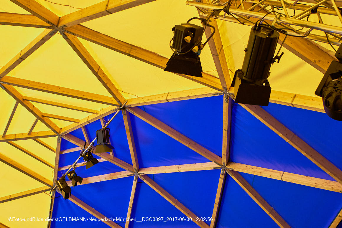 30.06.2017 -Das TheaterZelt am Tag der Premiere in Neuperlach