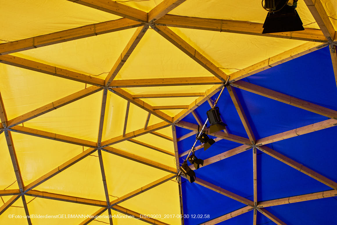 30.06.2017 -Das TheaterZelt am Tag der Premiere in Neuperlach