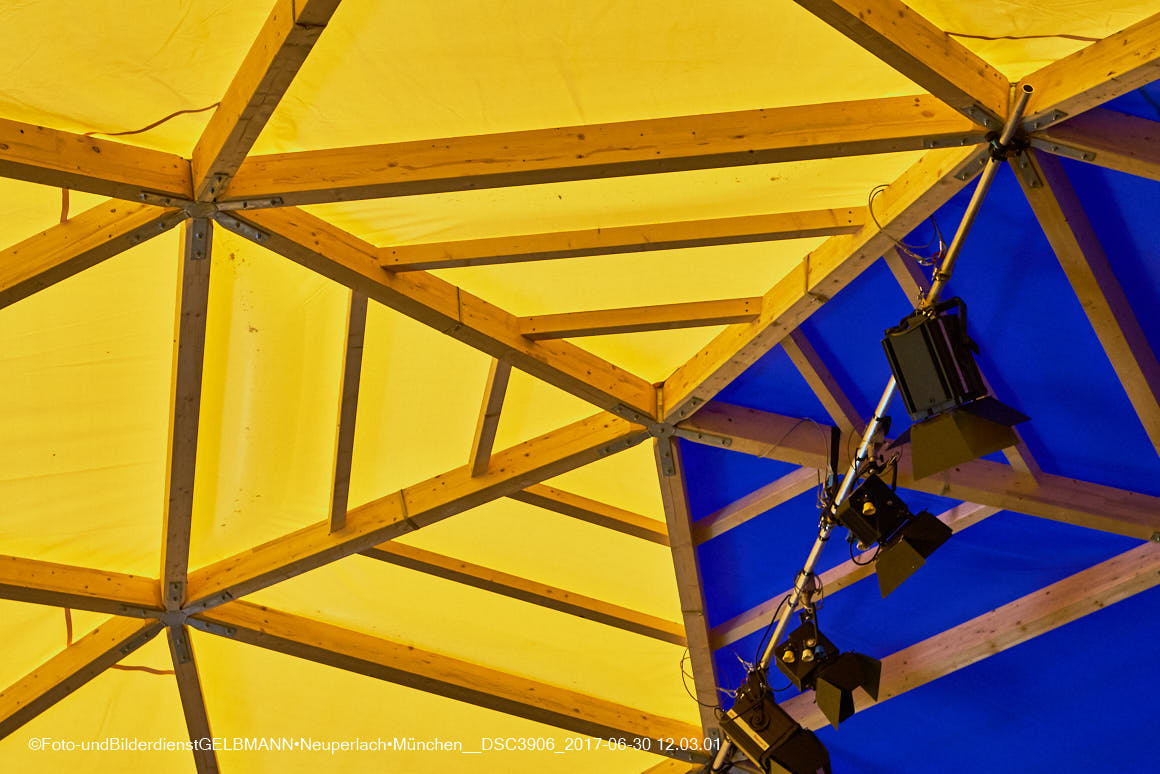 30.06.2017 -Das TheaterZelt am Tag der Premiere in Neuperlach