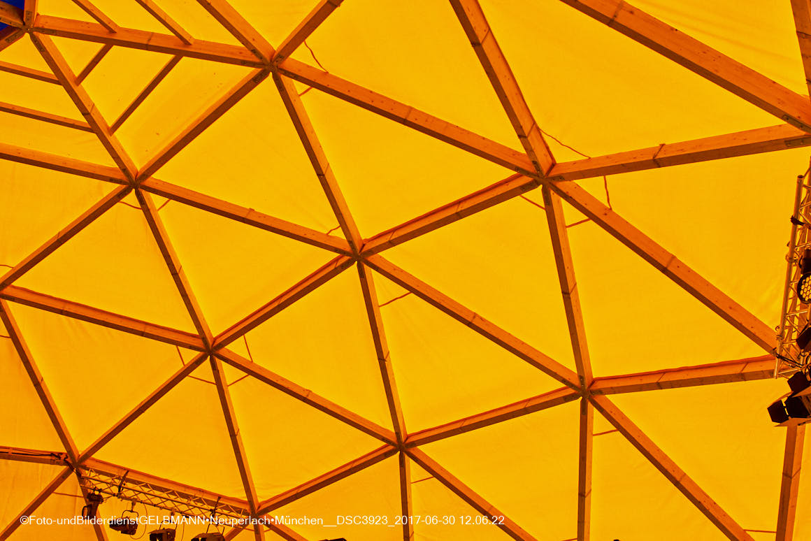 30.06.2017 -Das TheaterZelt am Tag der Premiere in Neuperlach