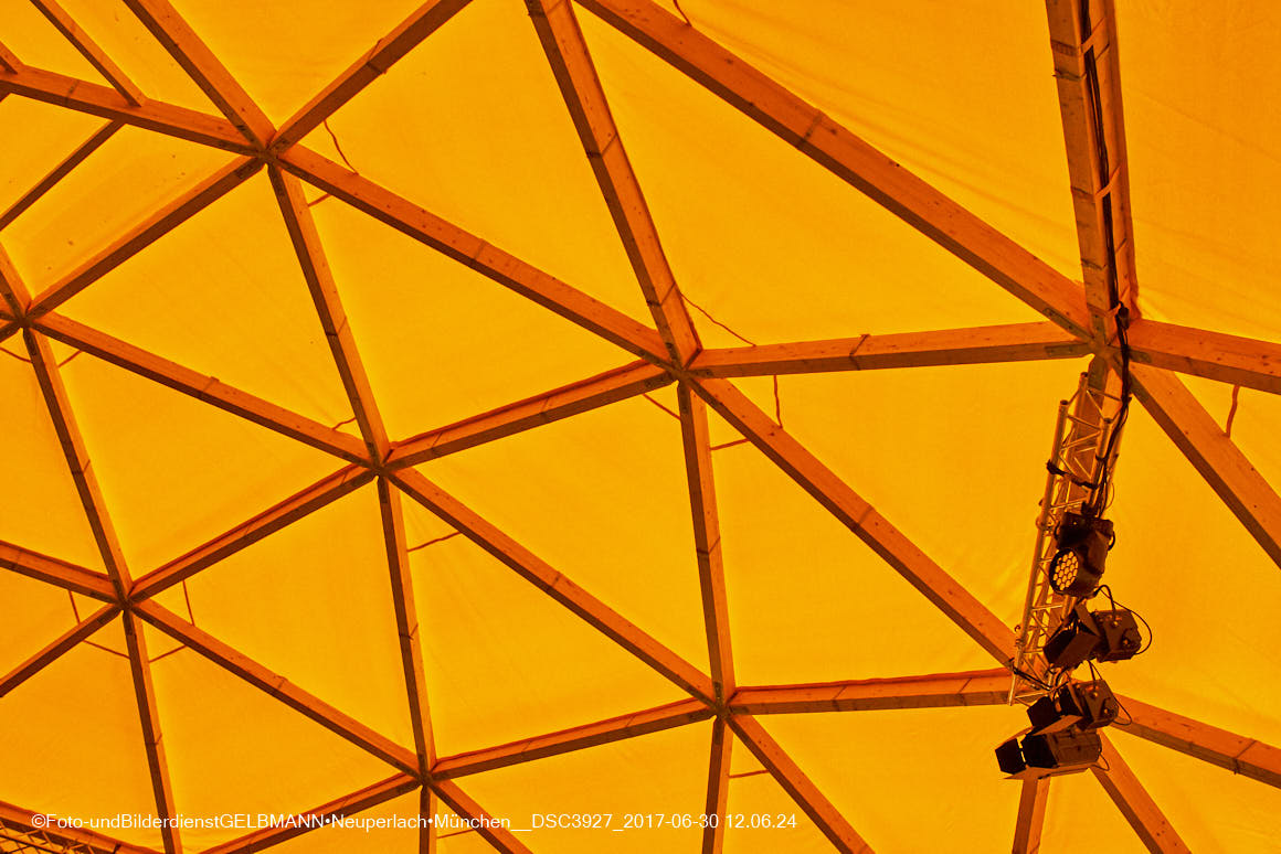 30.06.2017 -Das TheaterZelt am Tag der Premiere in Neuperlach