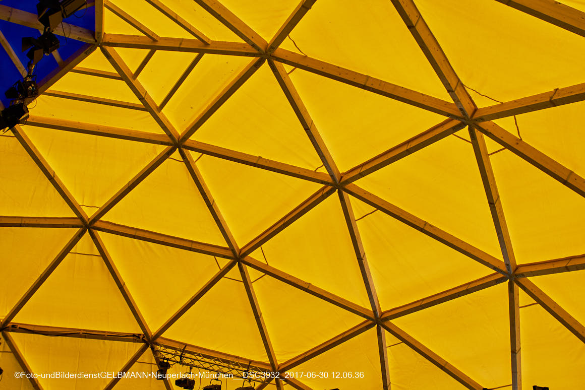 30.06.2017 -Das TheaterZelt am Tag der Premiere in Neuperlach