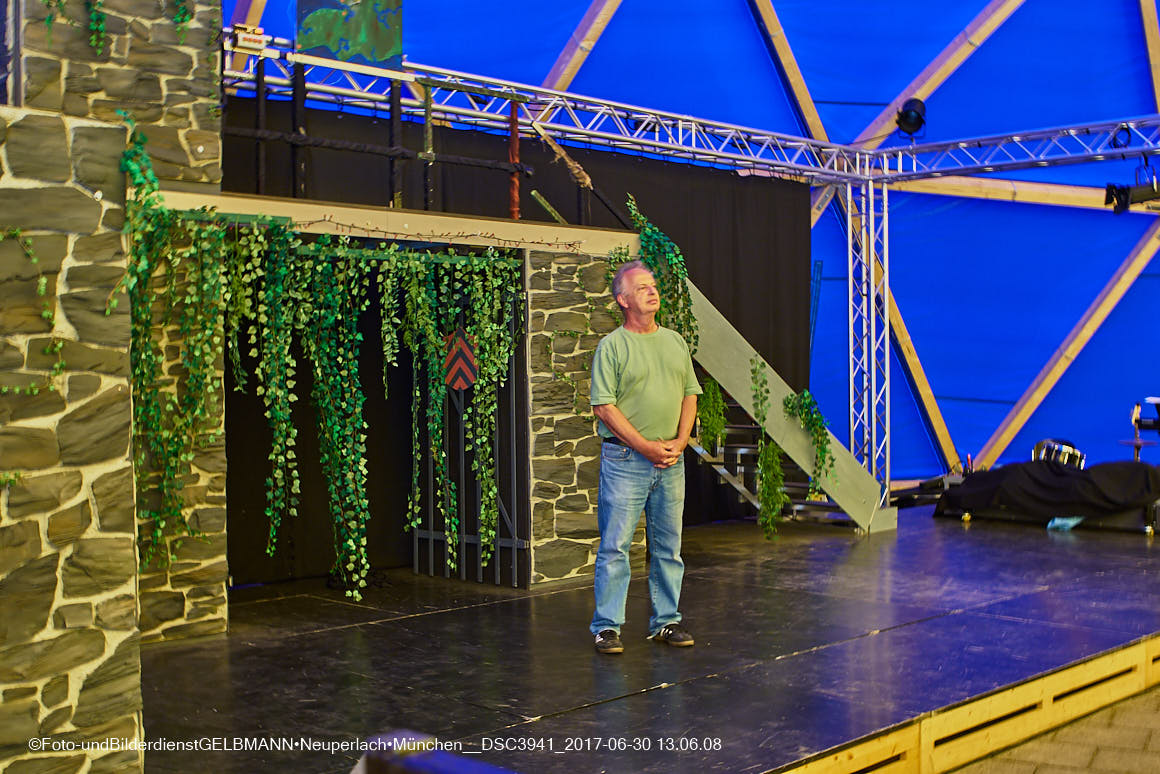 30.06.2017 -Das TheaterZelt am Tag der Premiere in Neuperlach