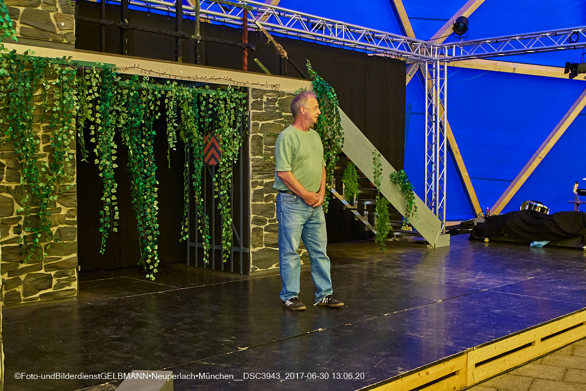 30.06.2017 -Das TheaterZelt am Tag der Premiere in Neuperlach