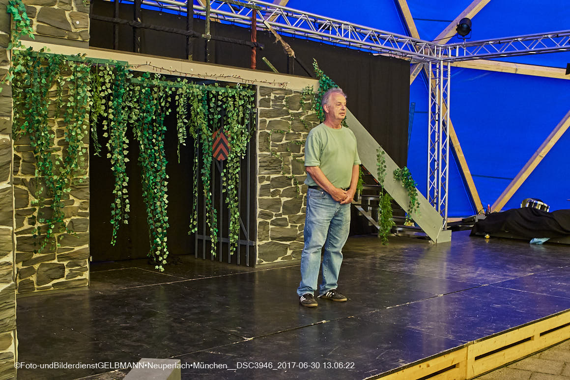 30.06.2017 -Das TheaterZelt am Tag der Premiere in Neuperlach
