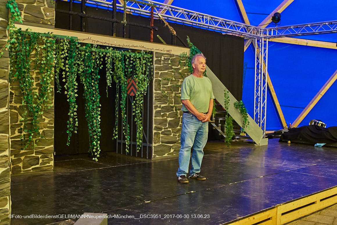 30.06.2017 -Das TheaterZelt am Tag der Premiere in Neuperlach
