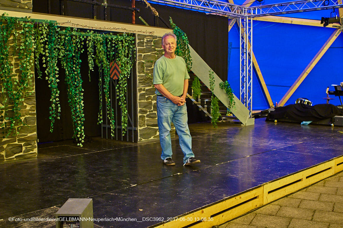 30.06.2017 -Das TheaterZelt am Tag der Premiere in Neuperlach