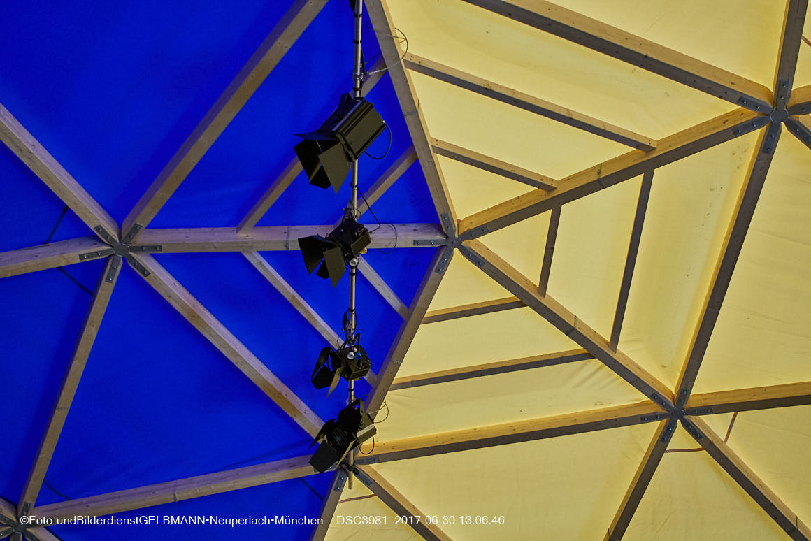 30.06.2017 -Das TheaterZelt am Tag der Premiere in Neuperlach