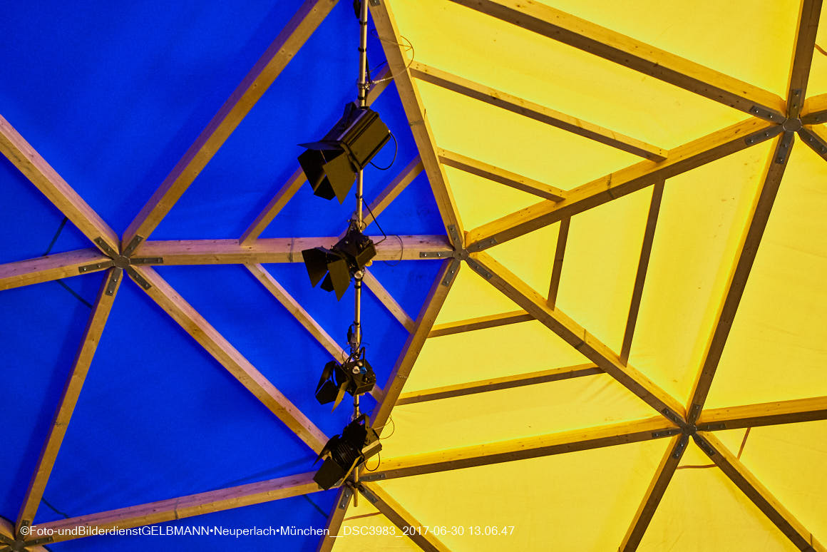 30.06.2017 -Das TheaterZelt am Tag der Premiere in Neuperlach