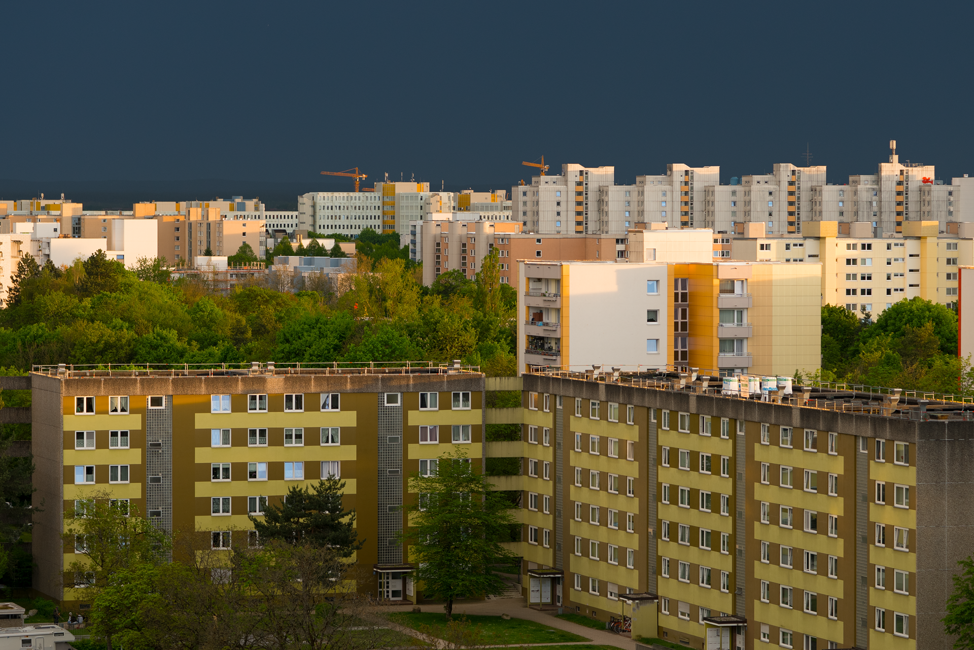 Neuperlach-Gewitterstimmung im Süden