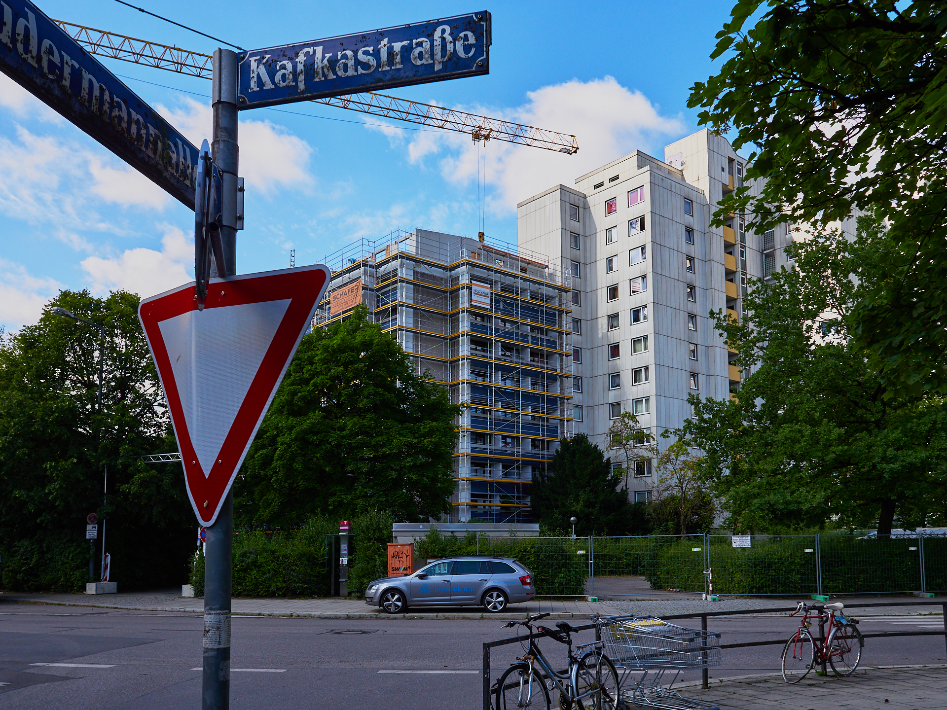 Aufstockung in Neuperlach Kafkastraße