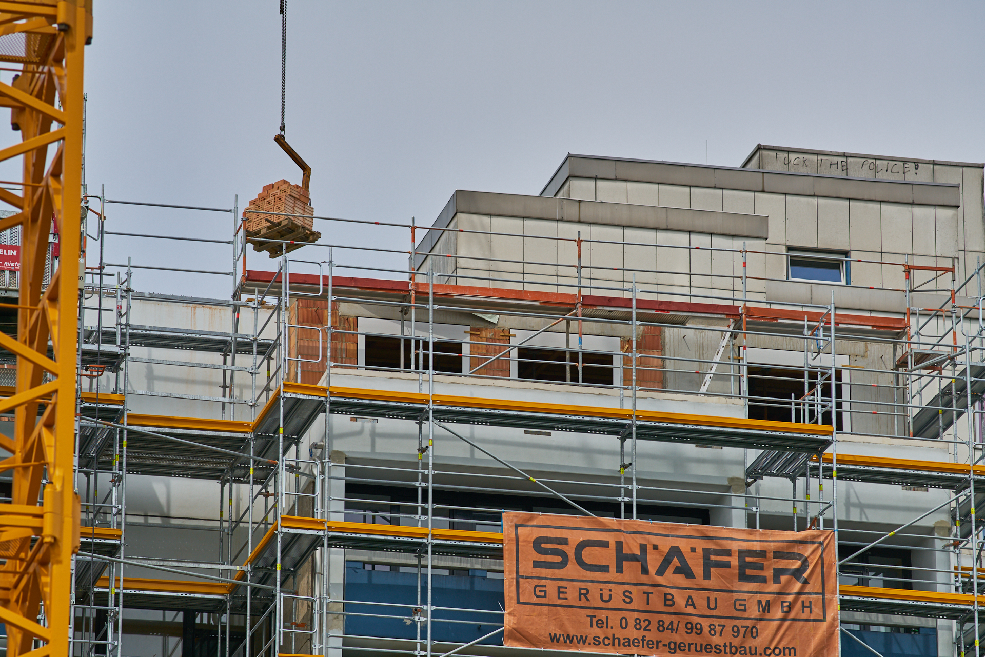 Neuperlach-kafka-aufstockung/-Baustelle