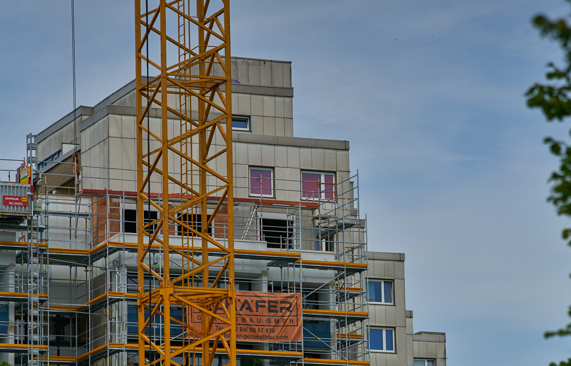 Neuperlach-kafka-aufstockung/-Baustelle