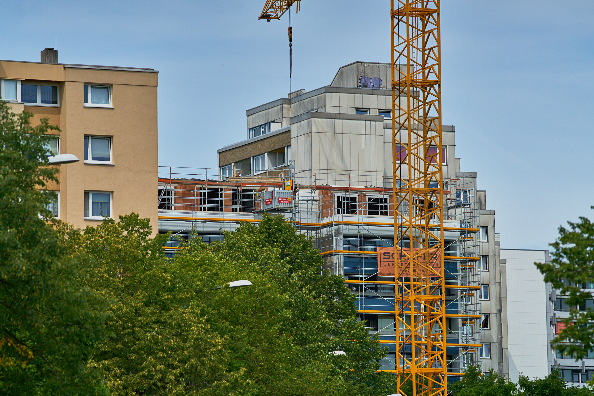 Neuperlach-kafka-aufstockung/-Baustelle