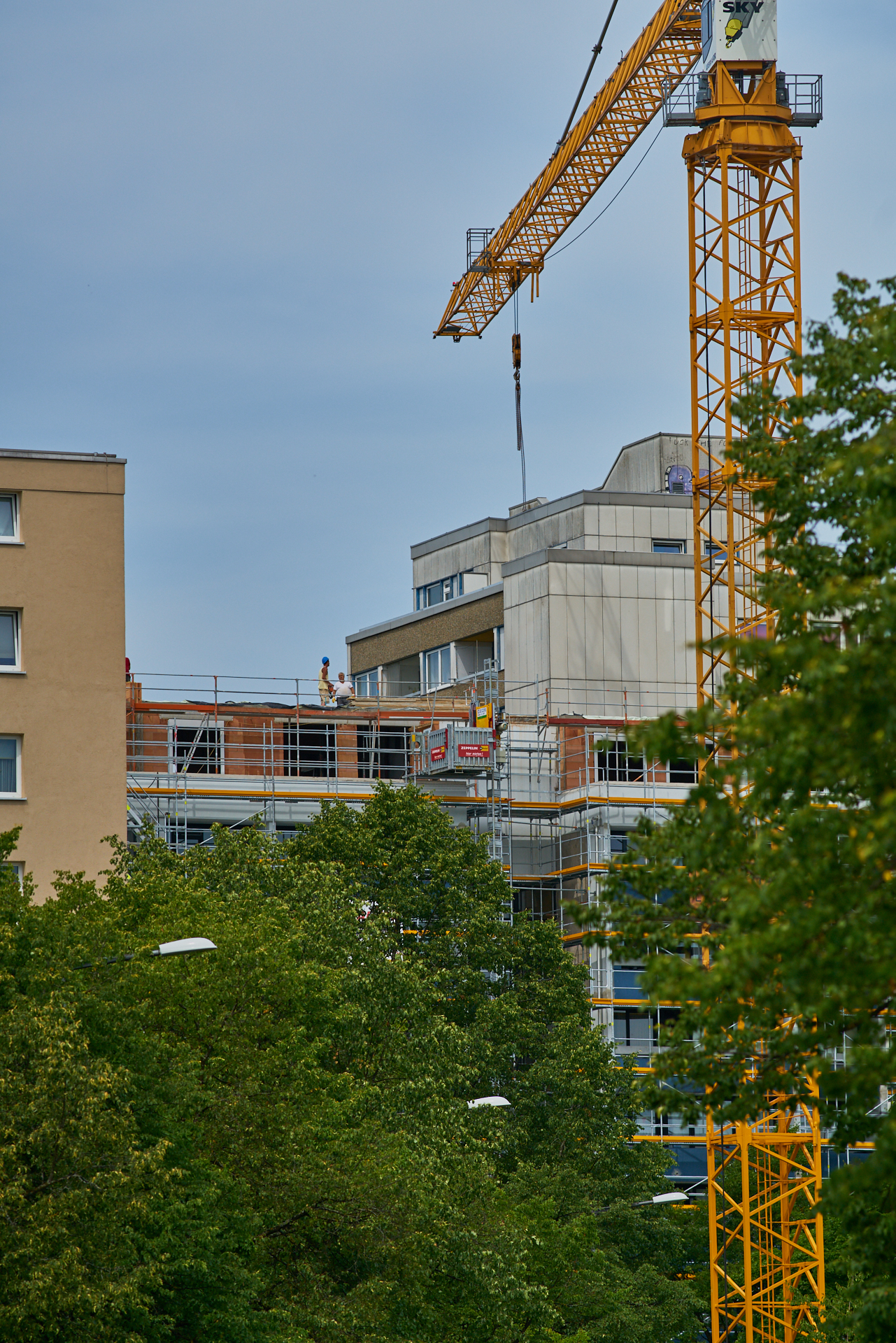 Neuperlach-kafka-aufstockung/-Baustelle