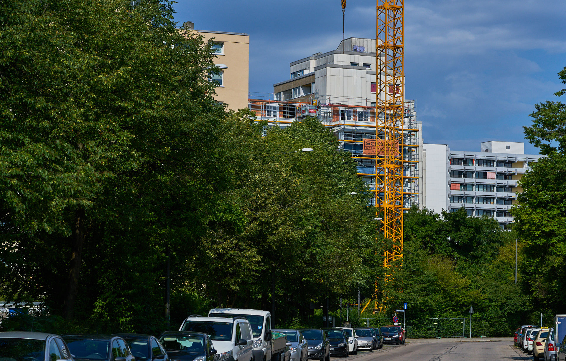Neuperlach-kafka-aufstockung/-Baustelle